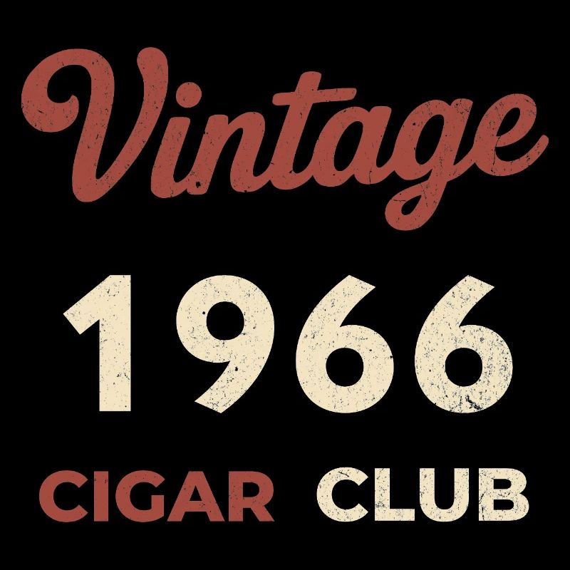 Vintage 1966 Cigar Club Retro Birth Year Gift