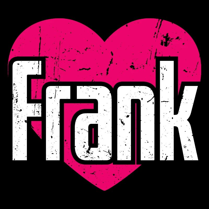 J’aime Frank Coeur rose J’aime Frank