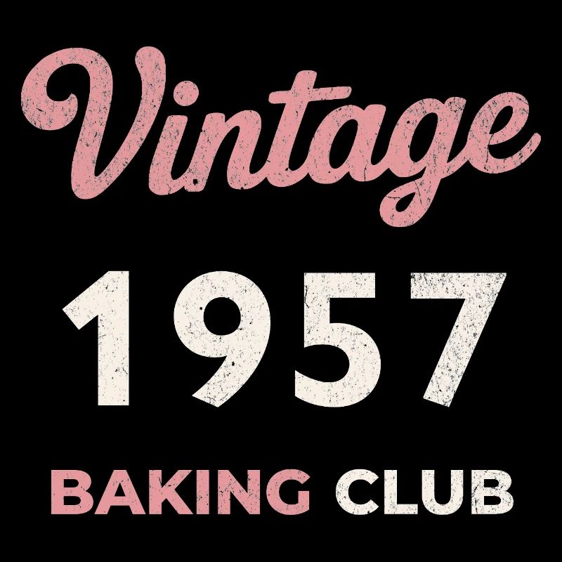 Vintage 1957 – Baking Club Retro Birth Year