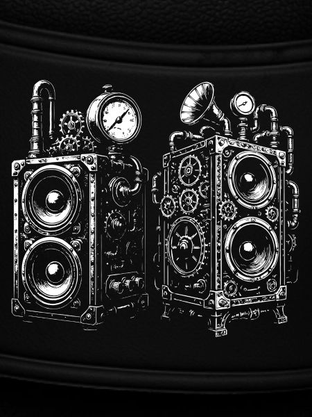 Steampunk Gear Speakers