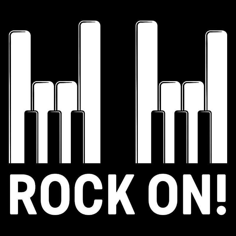 Rock sur les touches de piano