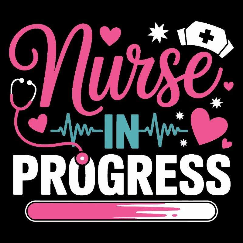 Nurse In Progress Pink Blau