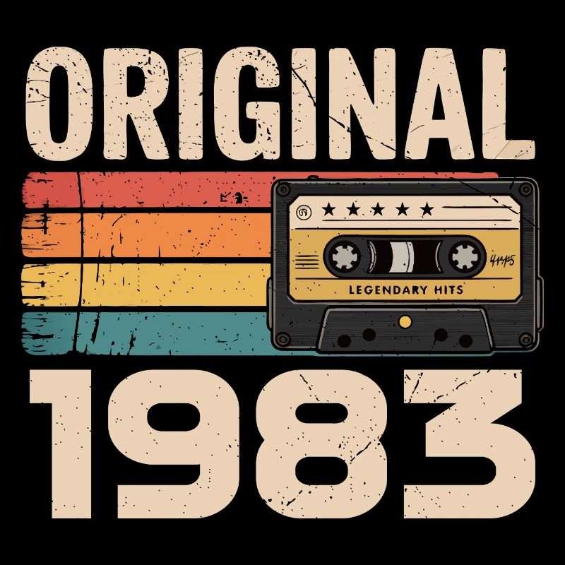 Original-Retro-Geburtstag 1983 Vintage 1983