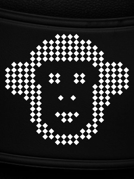 Pixel Monkey Diamond Emblem