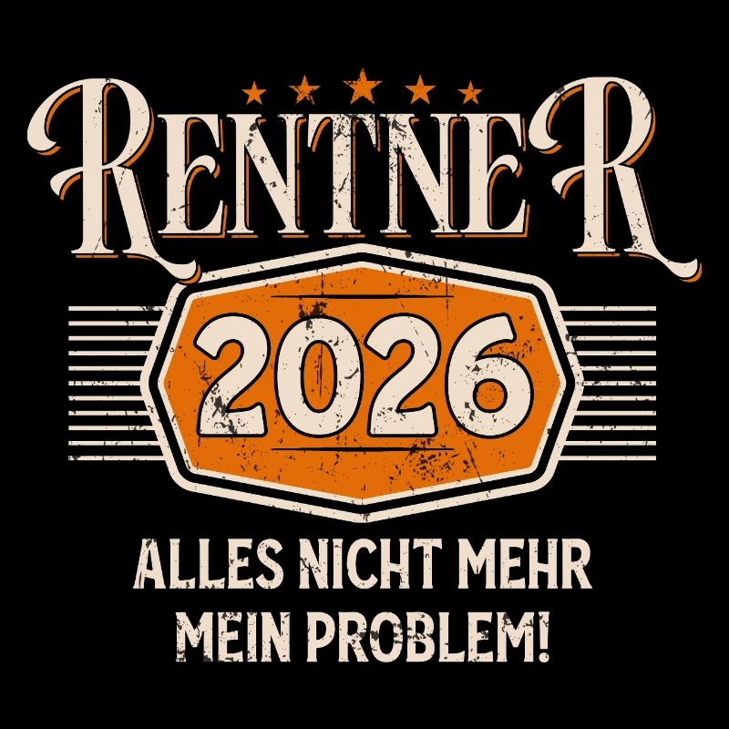 Rentner 2026 Geschenk Mann Rente Ruhestand Lustig