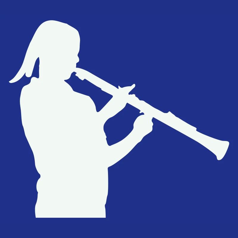 Silhouette avec clarinette