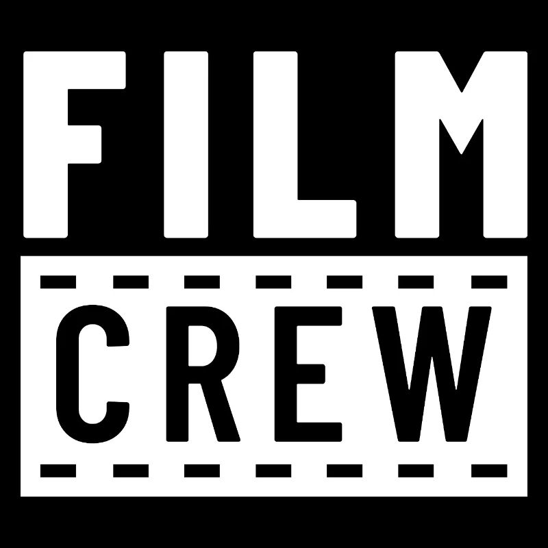 Minimalist CREW lettering in white