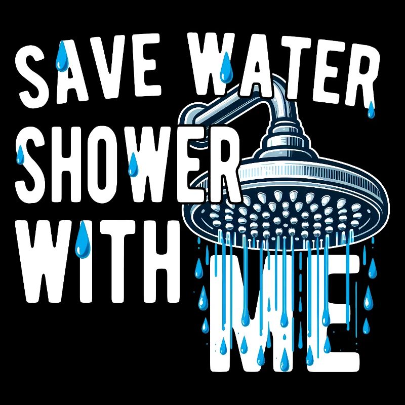 Wasser sparen, mit mir duschen, witzig, witzig