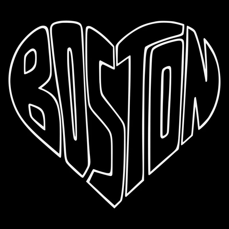 Boston Heart Typer Design