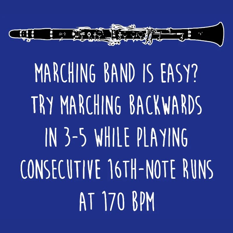 Backward Cadence Marching Tee