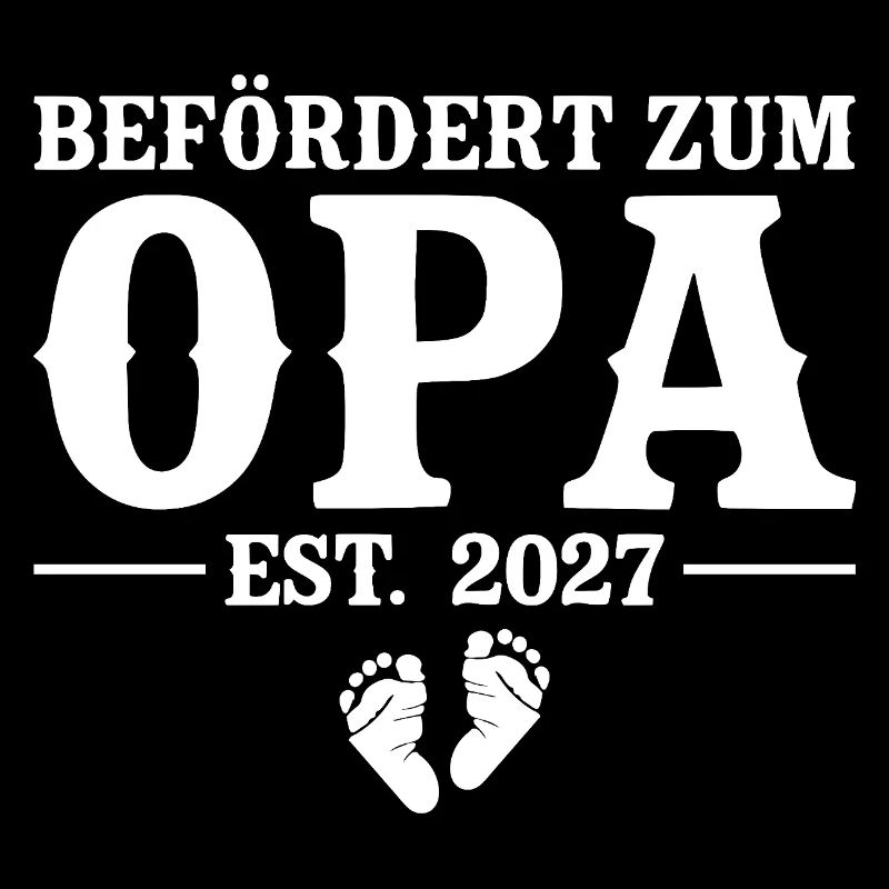Befördert zum Opa 2027 – Baby Überraschung