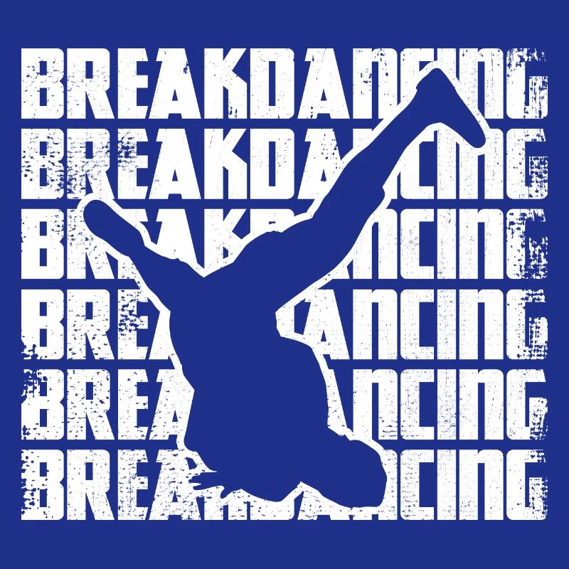 Lustiger Breakdancer