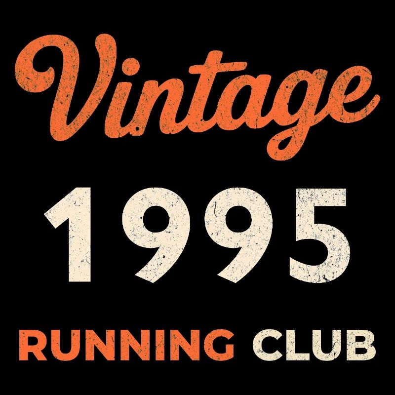 Idée de cadeau d’anniversaire vintage du club de course de course 1995