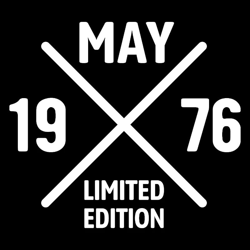 Limited Edition Mai 1976 Geburtstag Geschenk