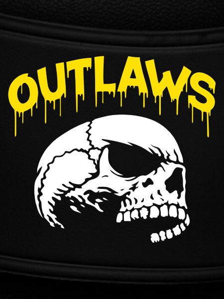 Outlaws Skulls Drip Graphic