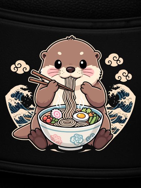 Otter mit Ramen Nudeln