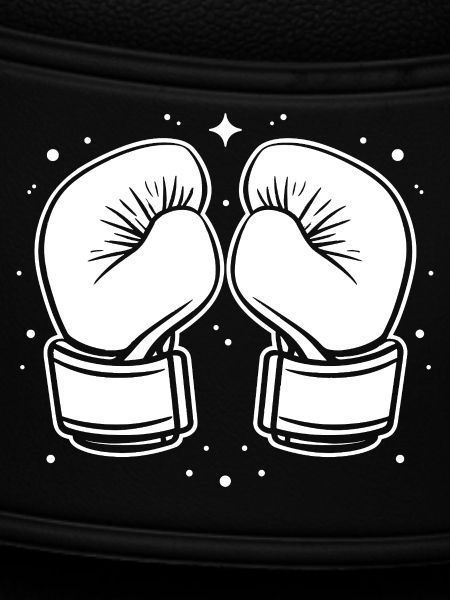 Kickboxhandschuhe Comic Style