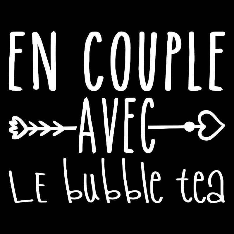 En Couple avec bubble tea, cadeau Fans bubble tea
