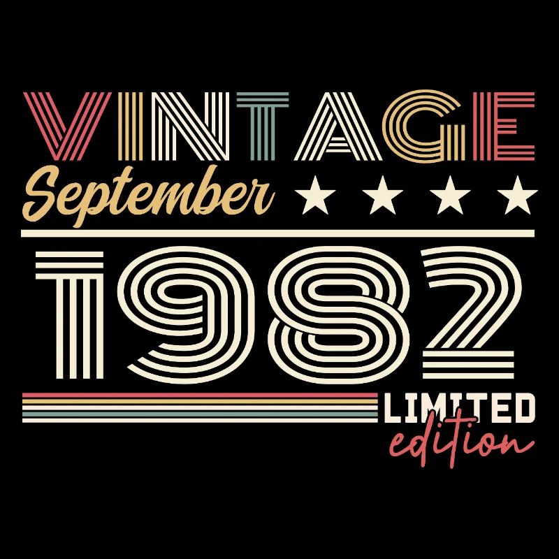 Vintage Septembre 1982 Septembre 1982 September
