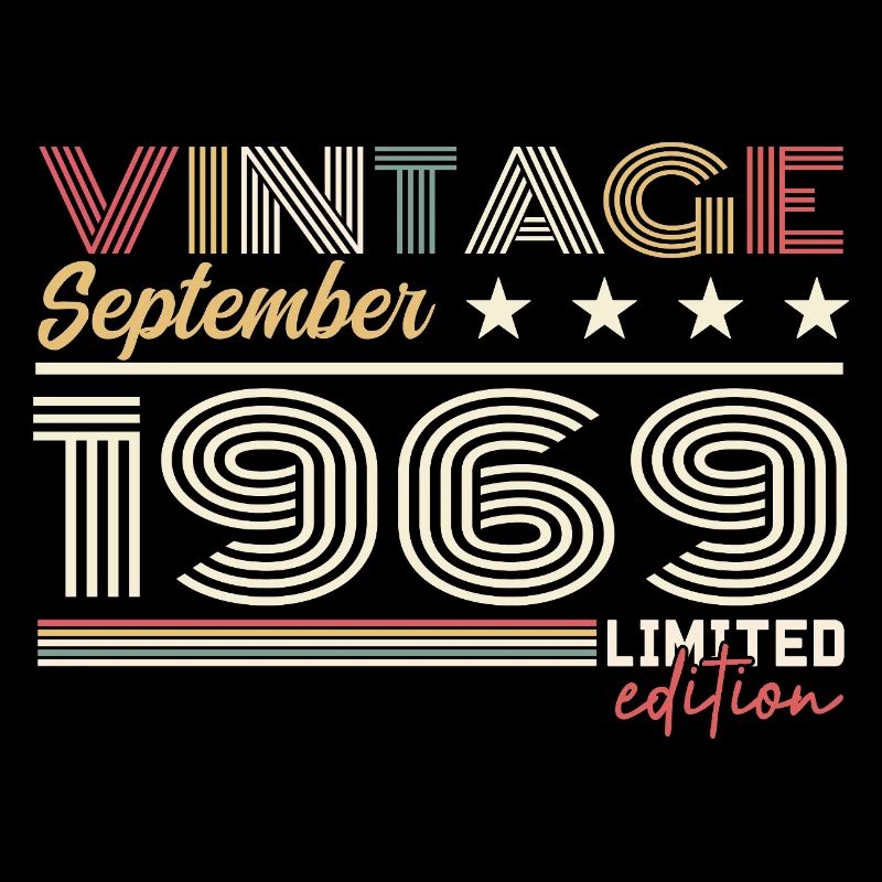 Vintage Septembre 1969 Septembre 1969 September