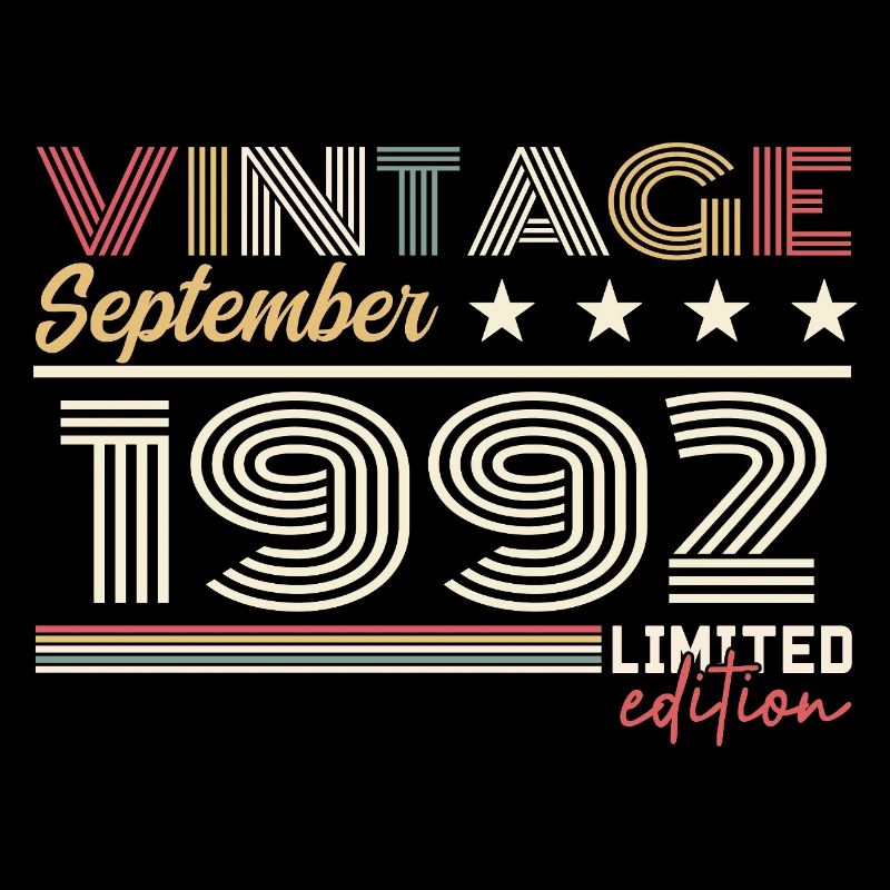 Vintage Septembre 1992 Septembre 1992 September