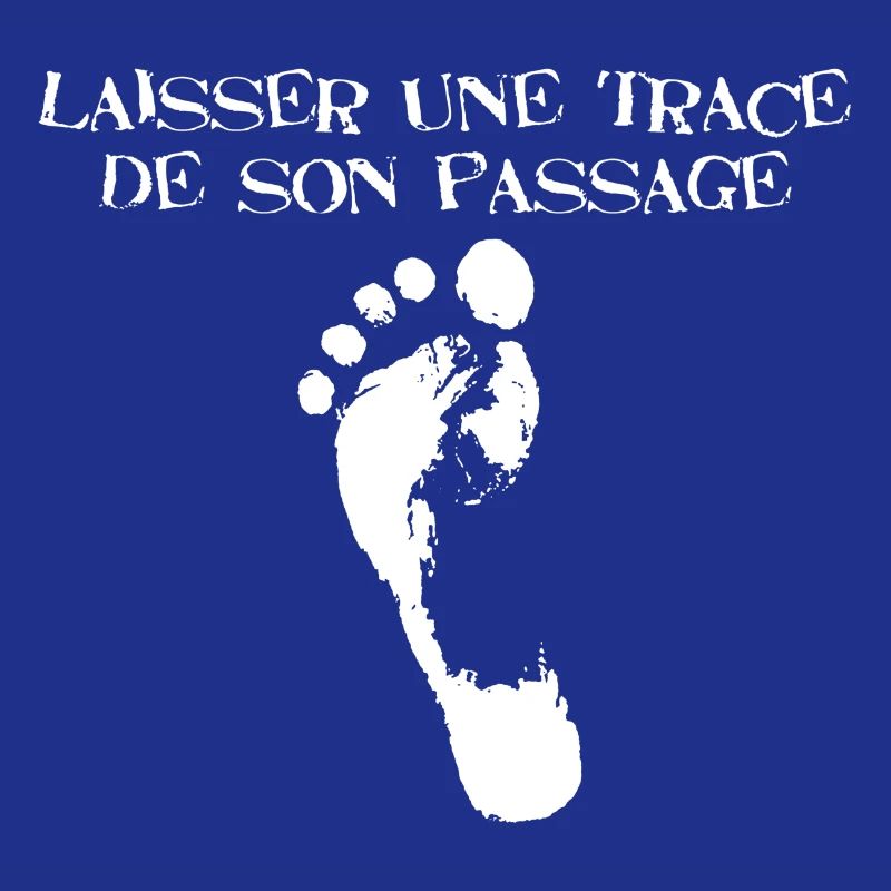 Laisser une trace de son passage (blanc)