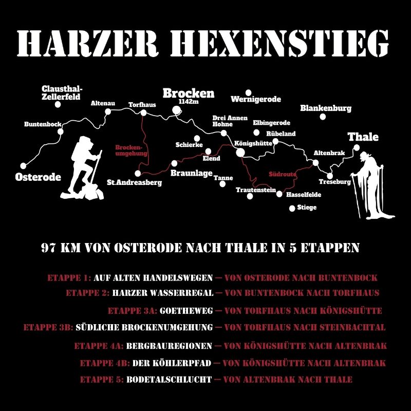 Harzer Hexenstieg Wandergruppen - 5 Etappe