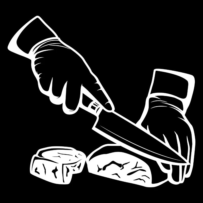 Fleisch schneiden Skizze