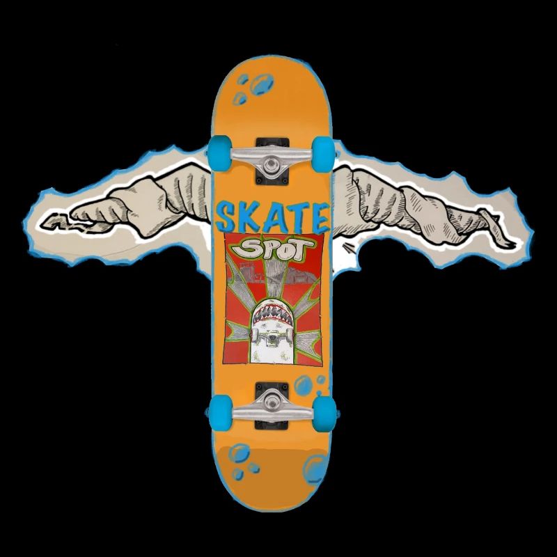 Skateboard wings
