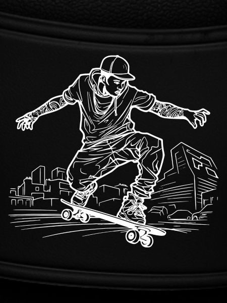 Skateboarder Drawing
