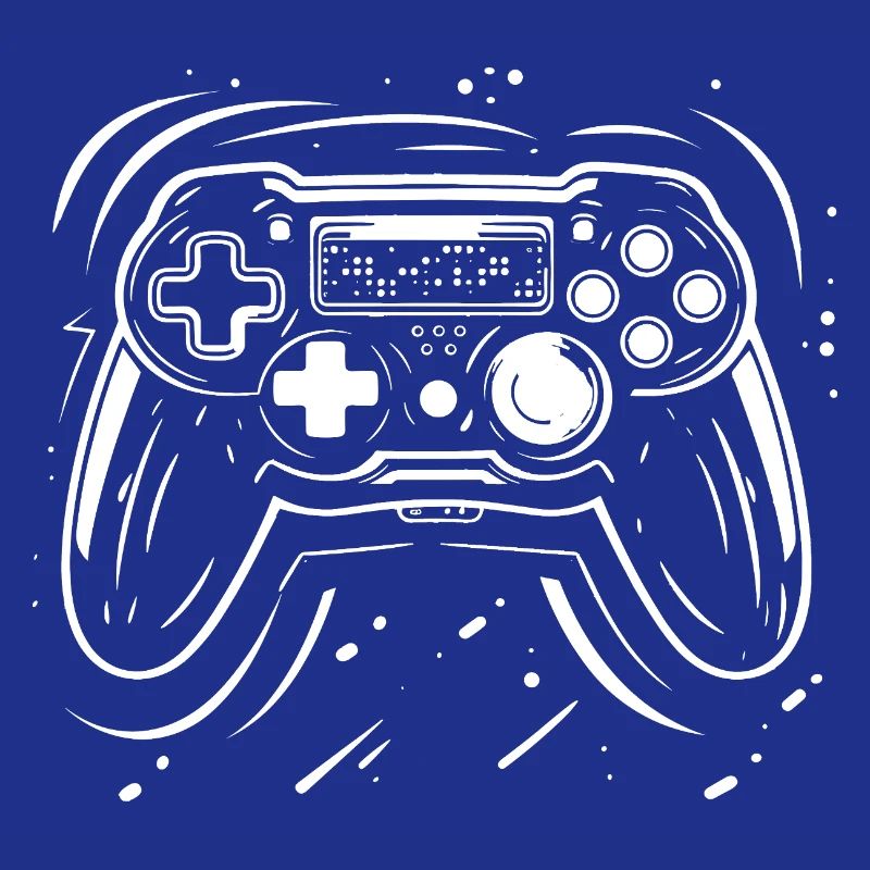 Gaming Controller Drawing