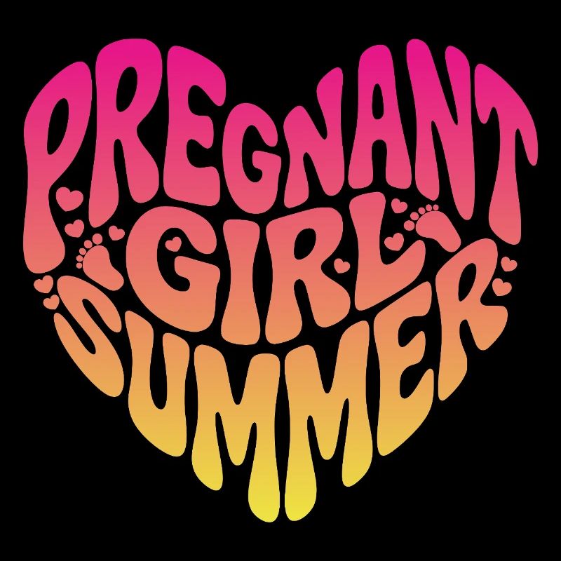 Fille enceinte Été