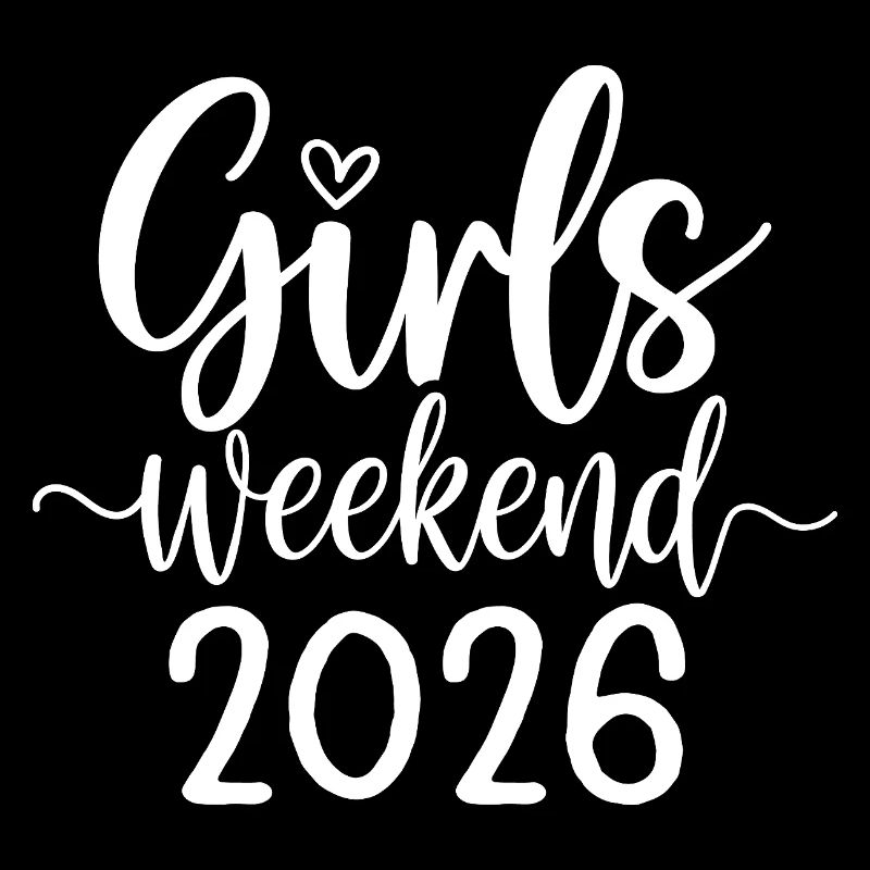 Lettrage du week-end des filles 2026