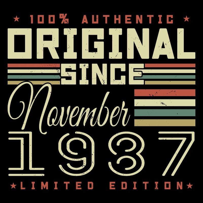 Geburtstagsgeschenk November 1987