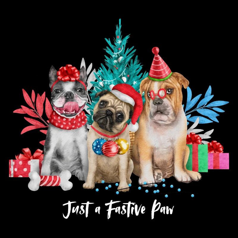 Nur eine feste Pfote, Hund Weihnachten