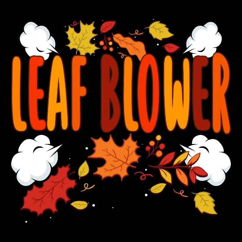 Leaf Blower Autumn Tee