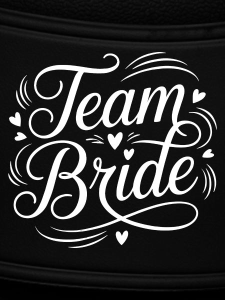 Team Bride Script Motif