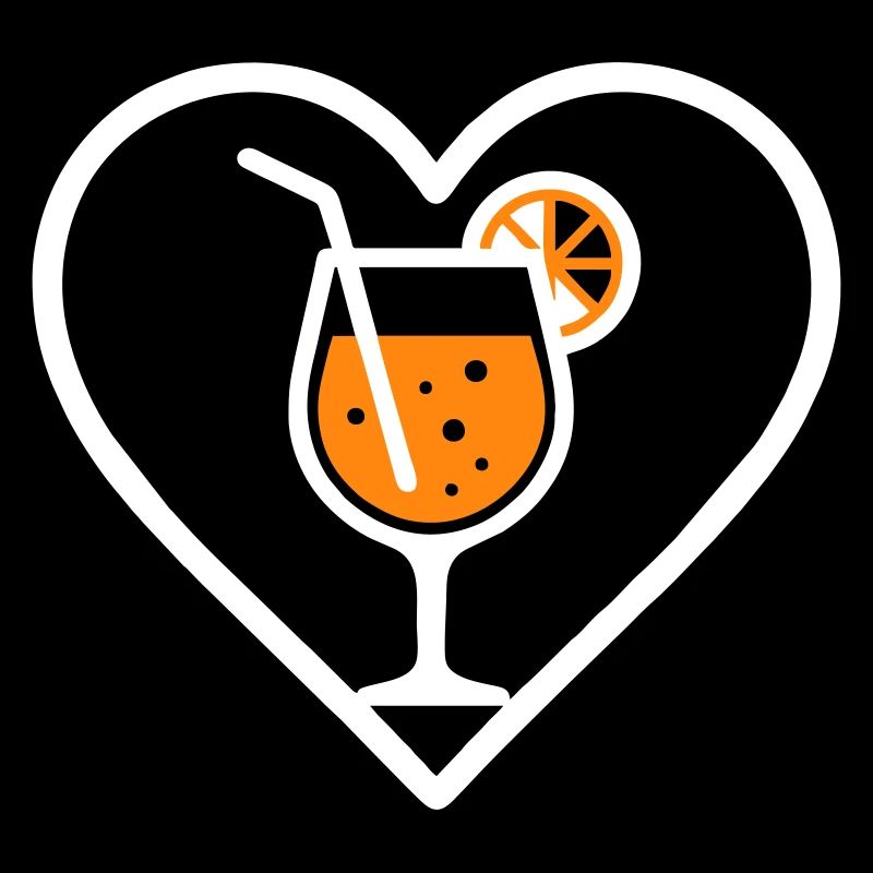 Spritz Cocktail Cœur Boisson à l’Orange Été