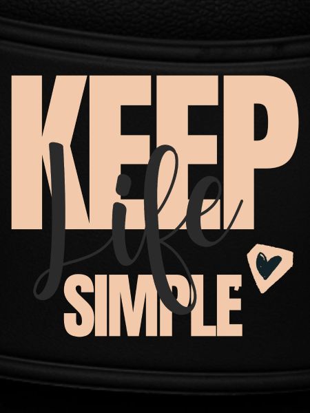 Keep Life Simple Lettering