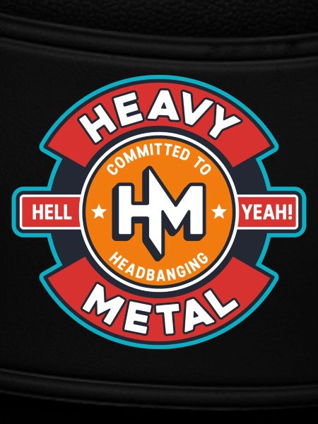 Heavy Metal Retro Emblem