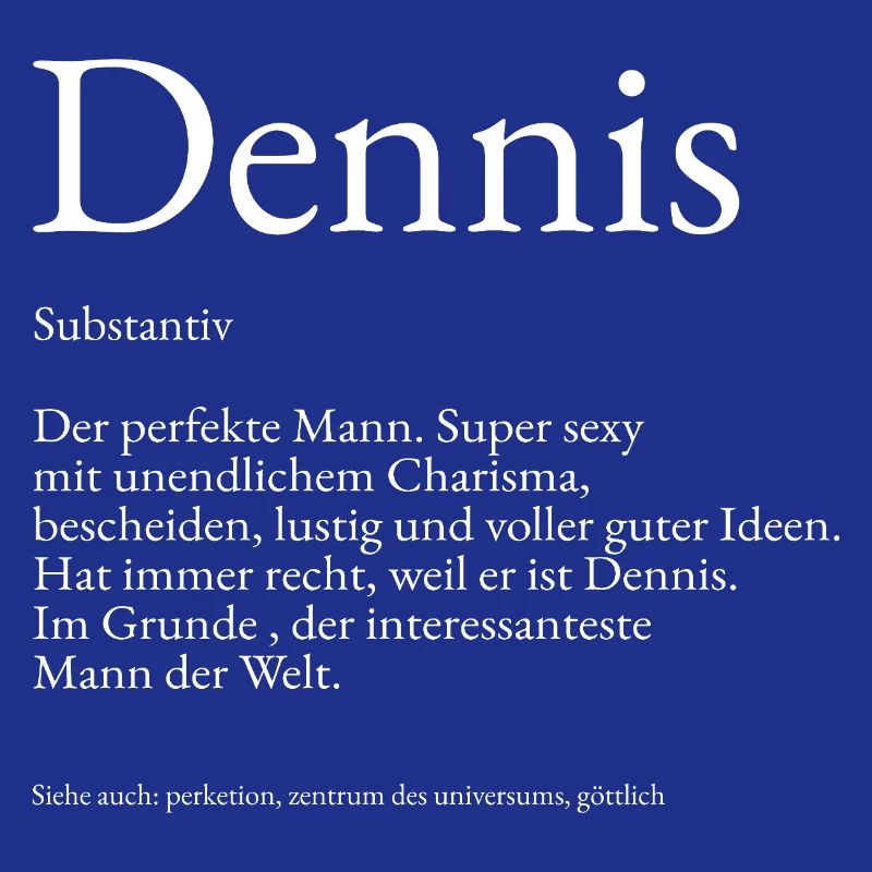 Dennis Dictionary Explanation First name Dennis
