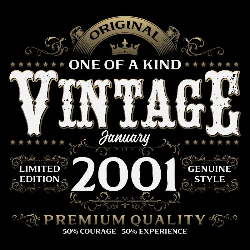 25e anniversaire Millésime janvier 2001