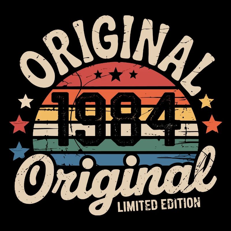 1984 Vintage Limited Edition Geschenk 1984
