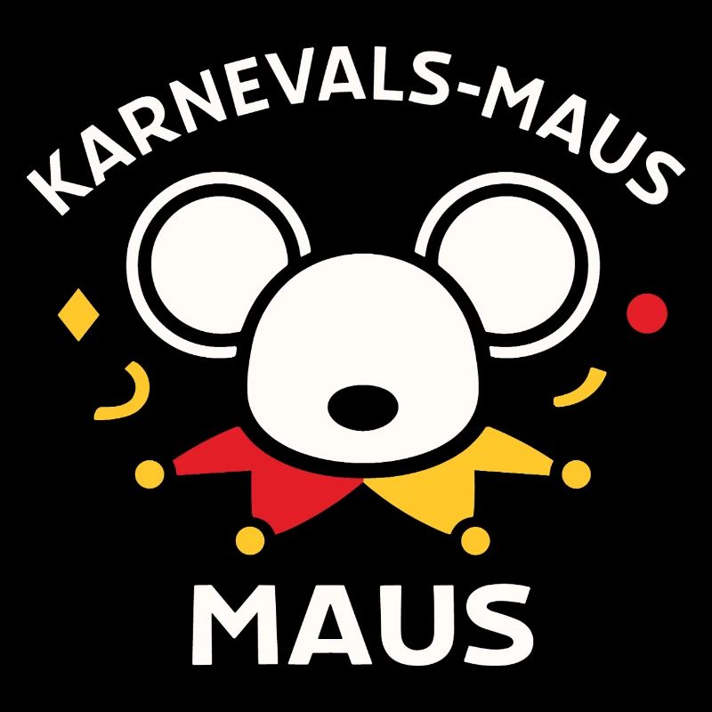 Karnevalsmaus Süßes Faschings-Motiv Geschenk