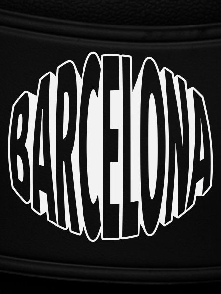 Barcelona Oval Lettering