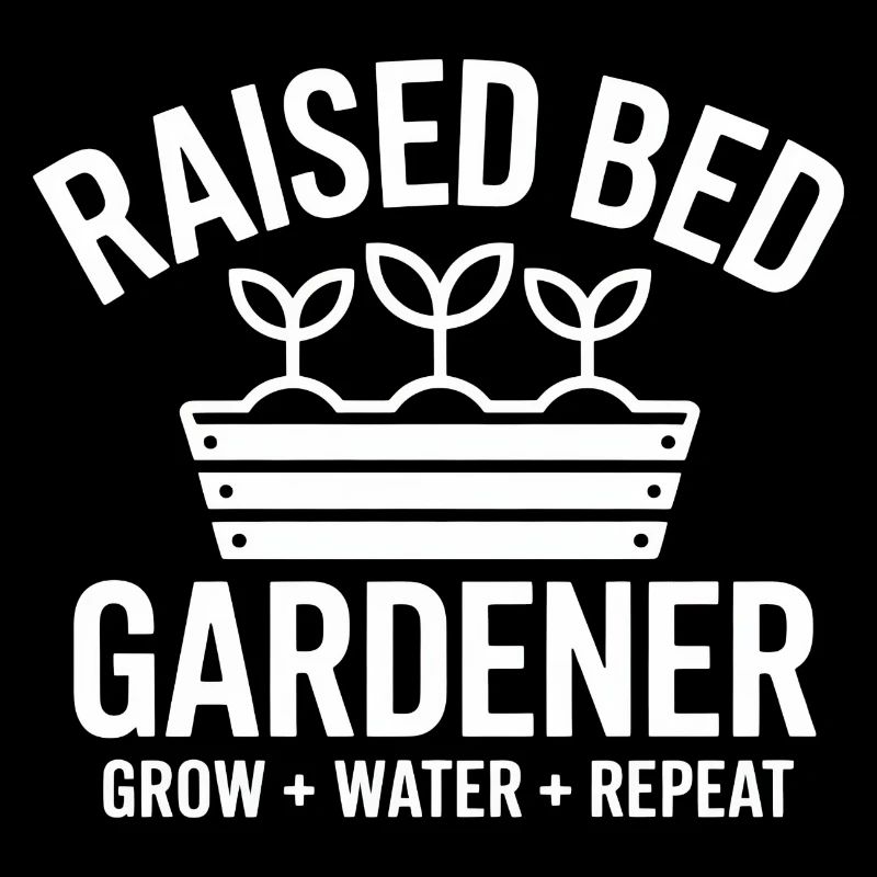Jardinier en plate-bande surélevée Cultive à l’eau Répéter