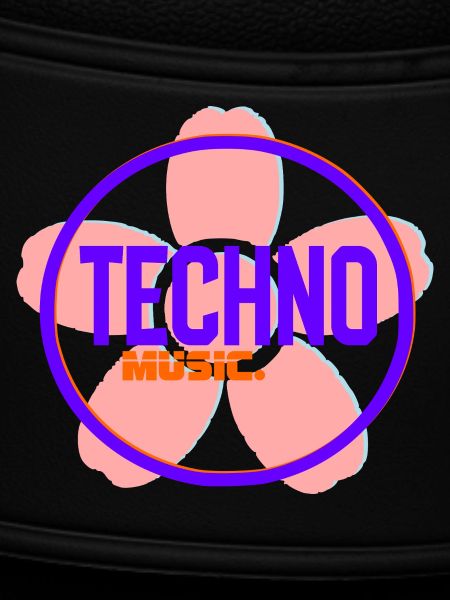 Techno Circle Neon Logo