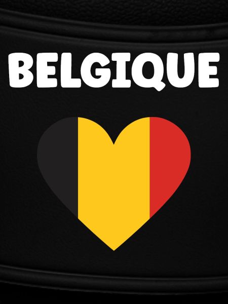 Belgisches Trikoloreherz