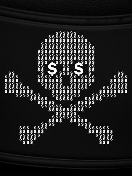 Dollar Skull Crossbones