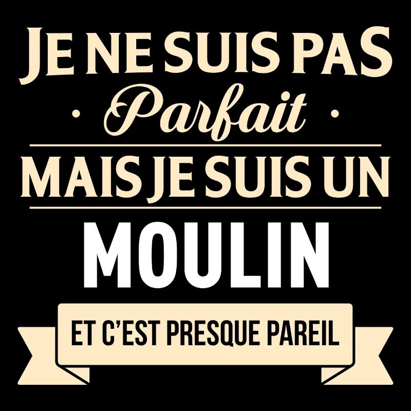 Je Ne Suis Pas Parfait Mais Je Suis Un Moulin E...